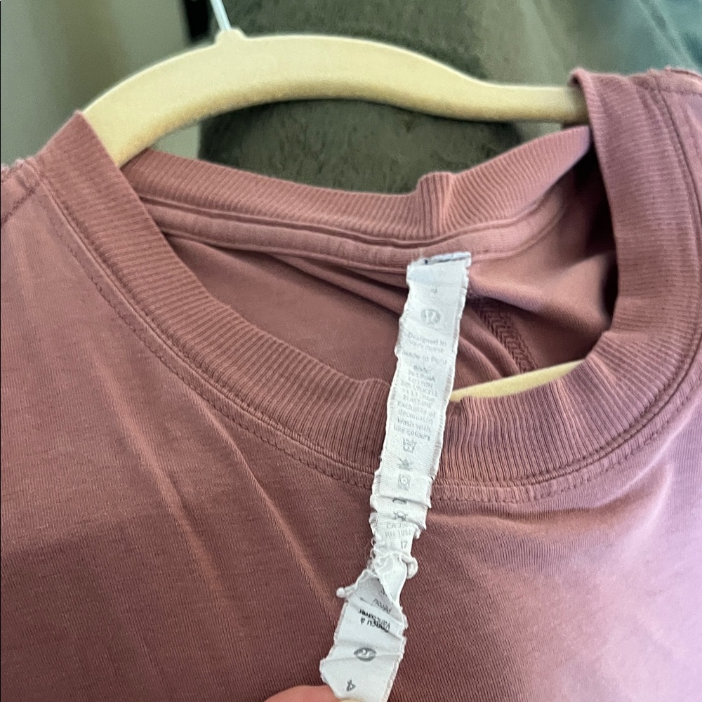 Lululemon Casual Mauve T-Shirt Dress - Picture 2 of 4
